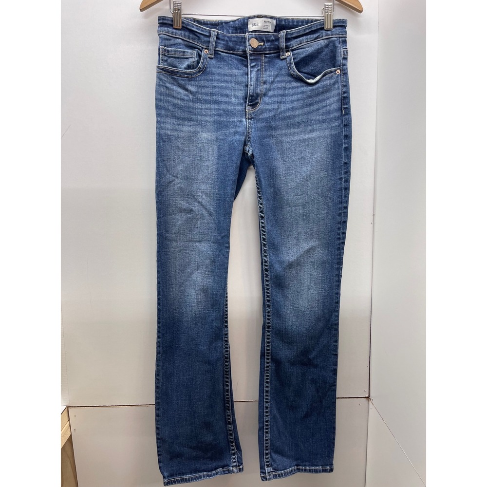 BKE Payton Mid Rise Bootcut Jeans Medium Wash Denim 28x31.5 Universal Fit